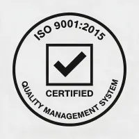 ISO 9001:2015 certificate badge