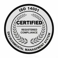 ISO 14001 certificate badge